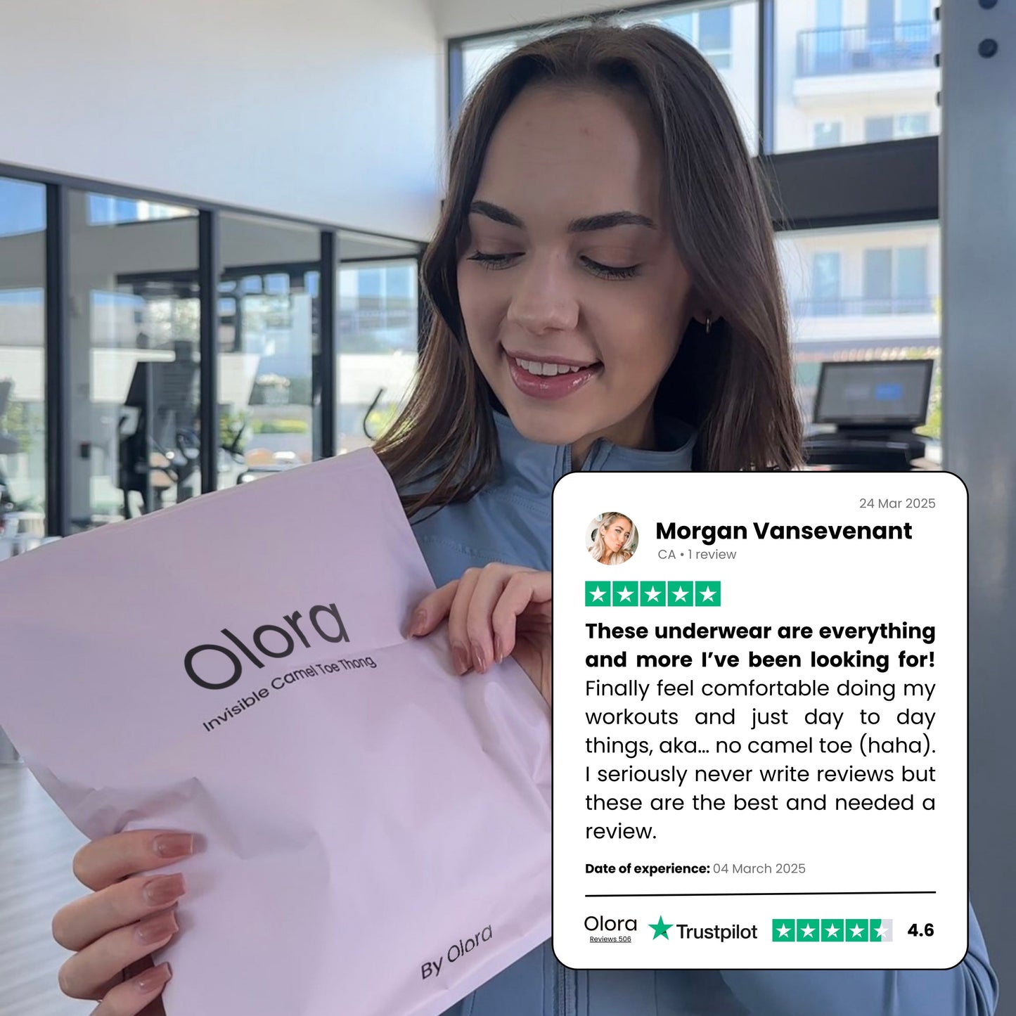 Olora Invisible Camel Toe Thong