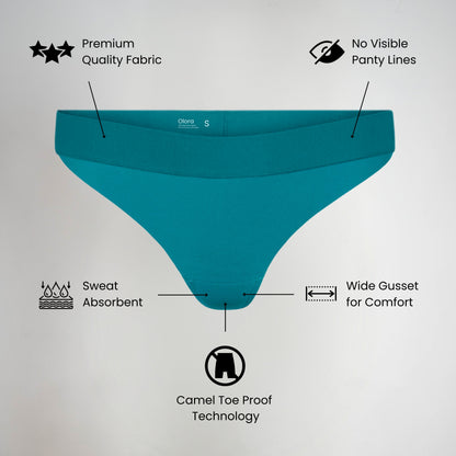 Olora Invisible Camel Toe Thong Low Rise