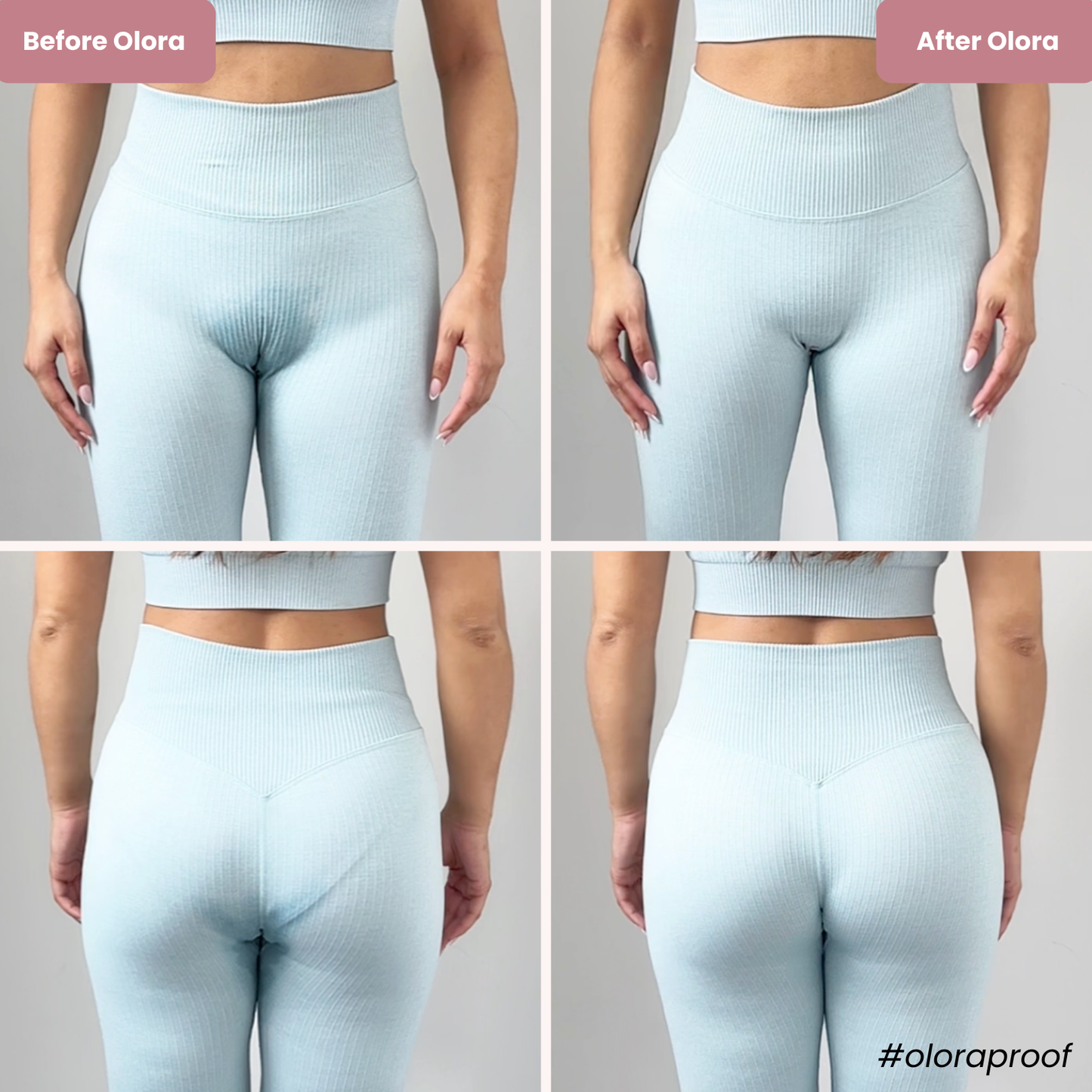 Olora Invisible Camel Toe Thong Mid Rise